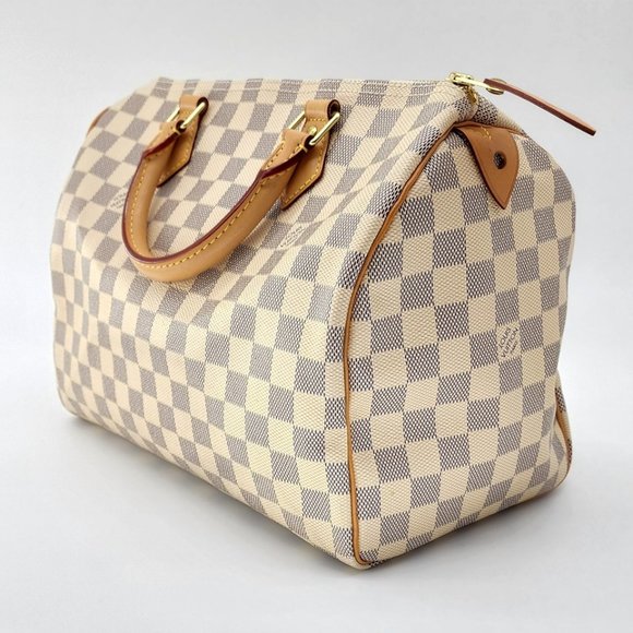 Louis Vuitton Speedy 30 Damier Azur Canvas Tote | Mint Condition - Picture 5 of 11